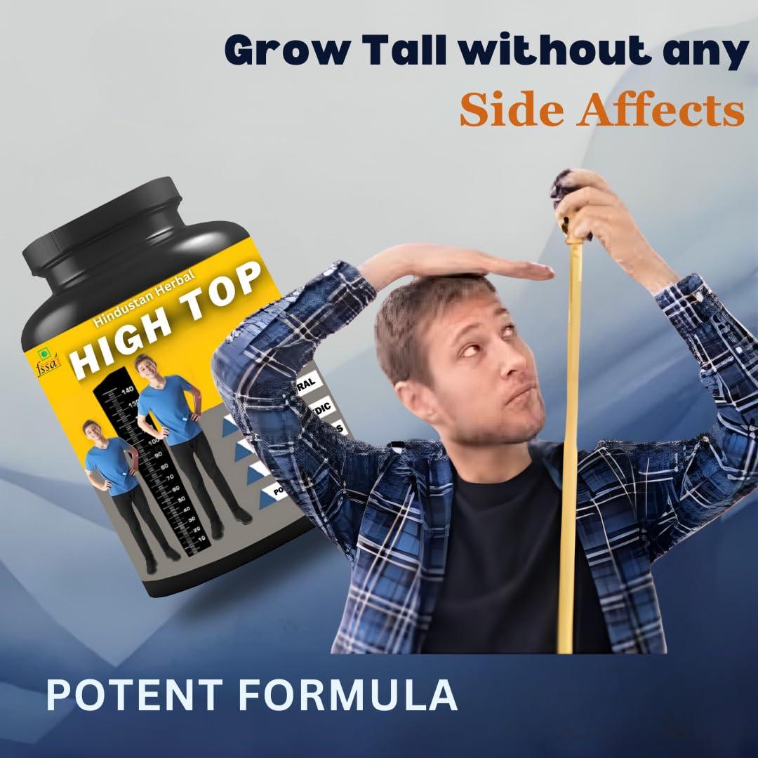 S.D.P. Pharmacy Hindustan Herbal | High Top | Height Growth Product | Increase Strength Power | Capsule | 30 No | Pack of 1