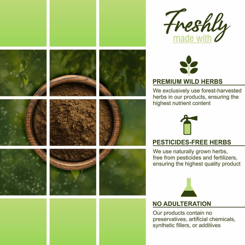 HerbalSpirit Herbal Spirit Kali Jeeri Methi Ajwain Mixture Powder, 400gm | Ancient Harmonious Fusion for Overall Well-Being