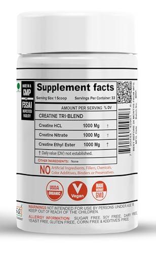 NutriJa NutriJa CREATINE MATRIX Complete Blend of Creatine HCL, Creatine Nitrate & Magnesium Chelate (100grams, Unflavoured)