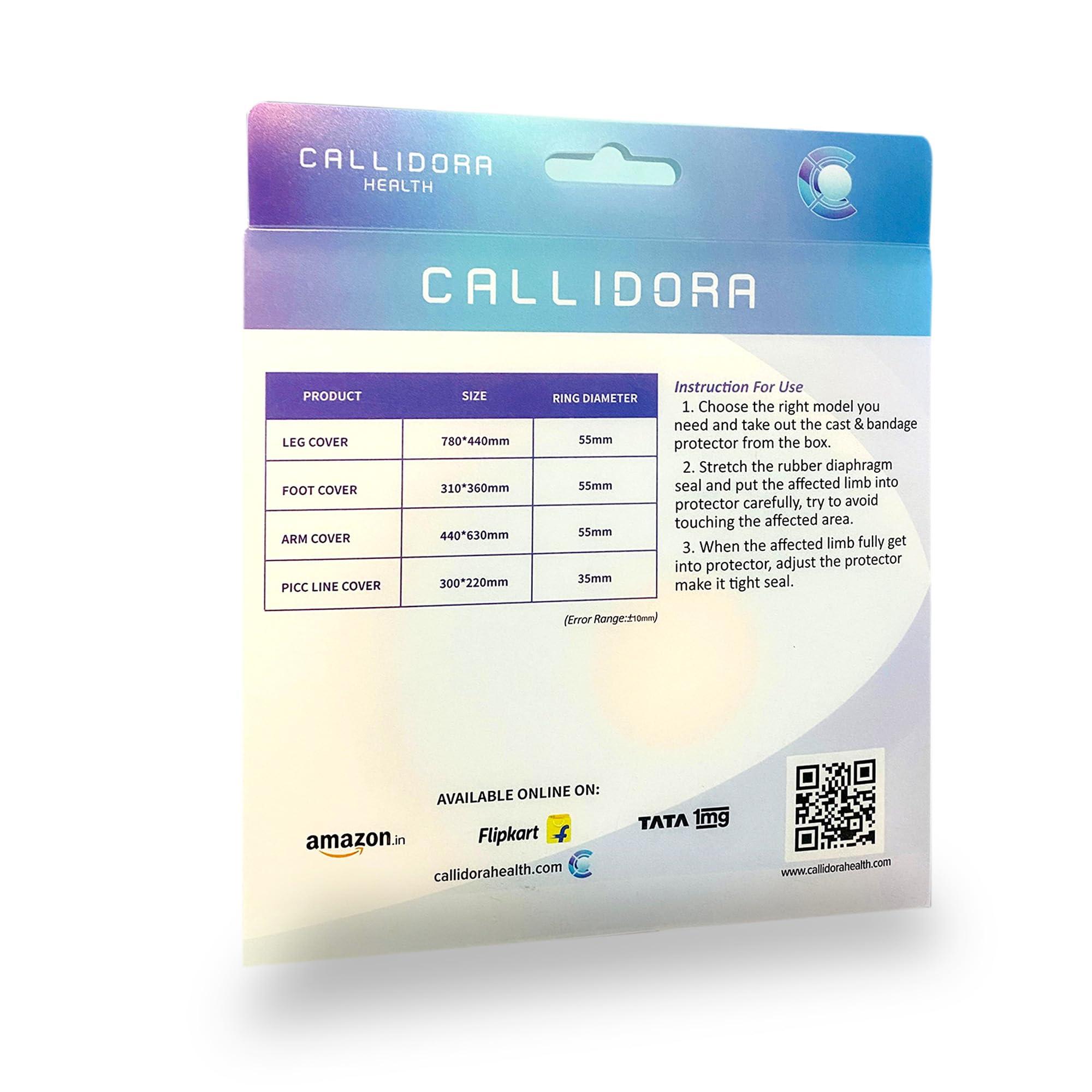 Callidora Health Callidora Waterproof PICC Line Cover, Reusable Protector for Dressings, Bandages, Casts, Wounds