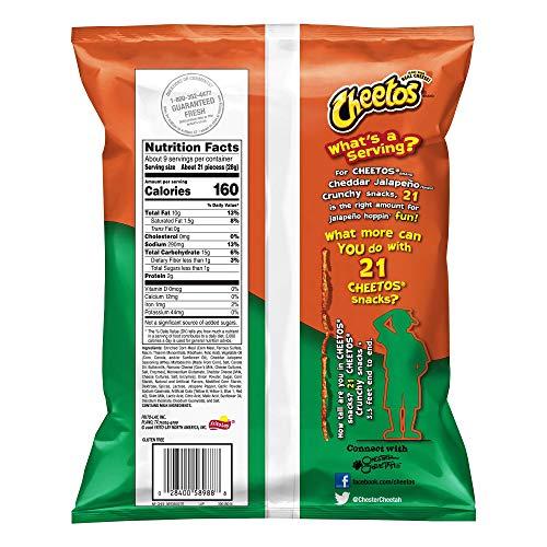 Cheetos Cheetos Cheddar Jalapeno Crunchy Chester Cheetah, 2 x 226.8 g