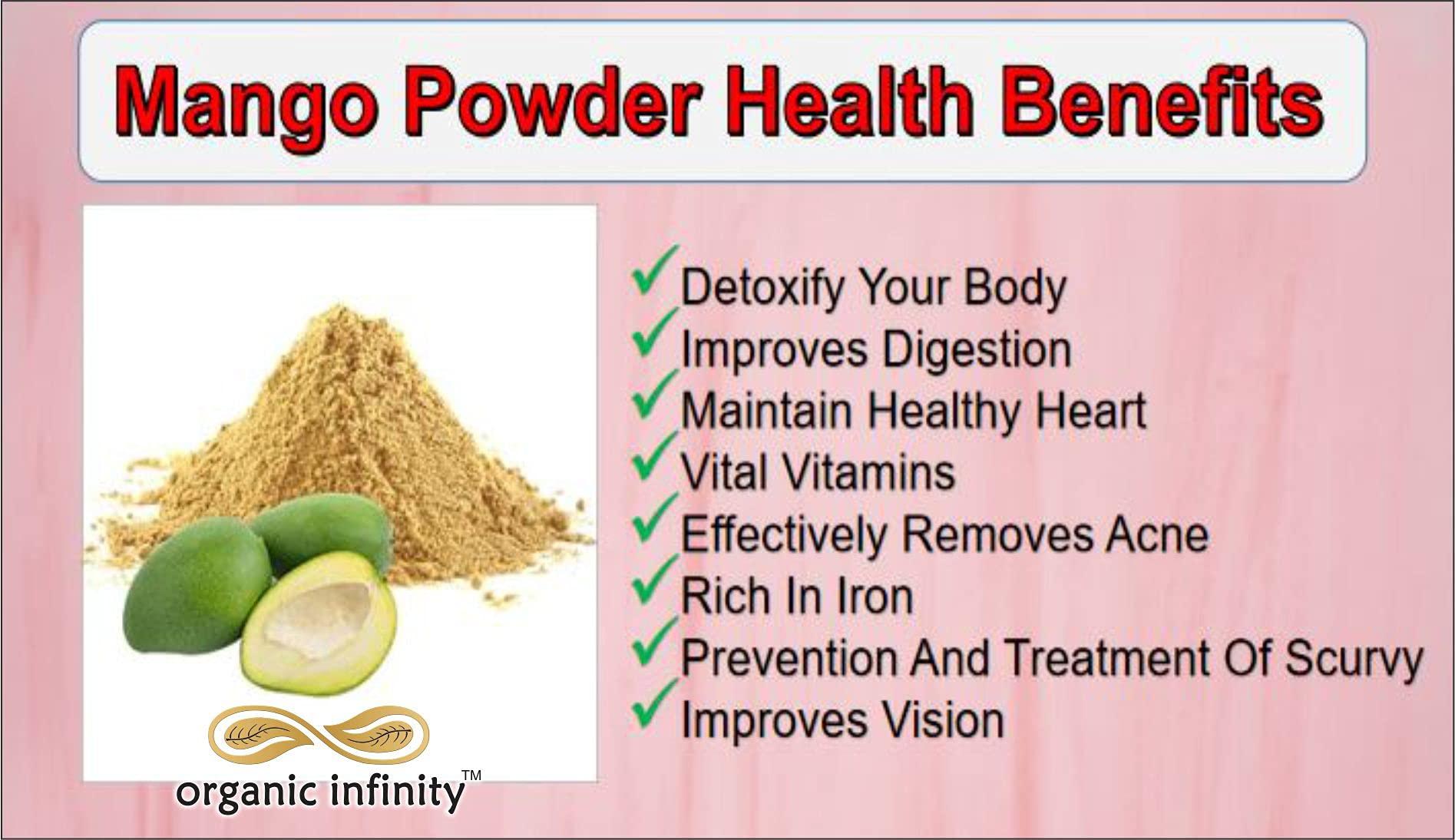 organic infinity Organic Infinity Amchur Powder | Dry Mango Powder | Aam Powder - 500 GM X 2 = 1 KG by Organic Infinity