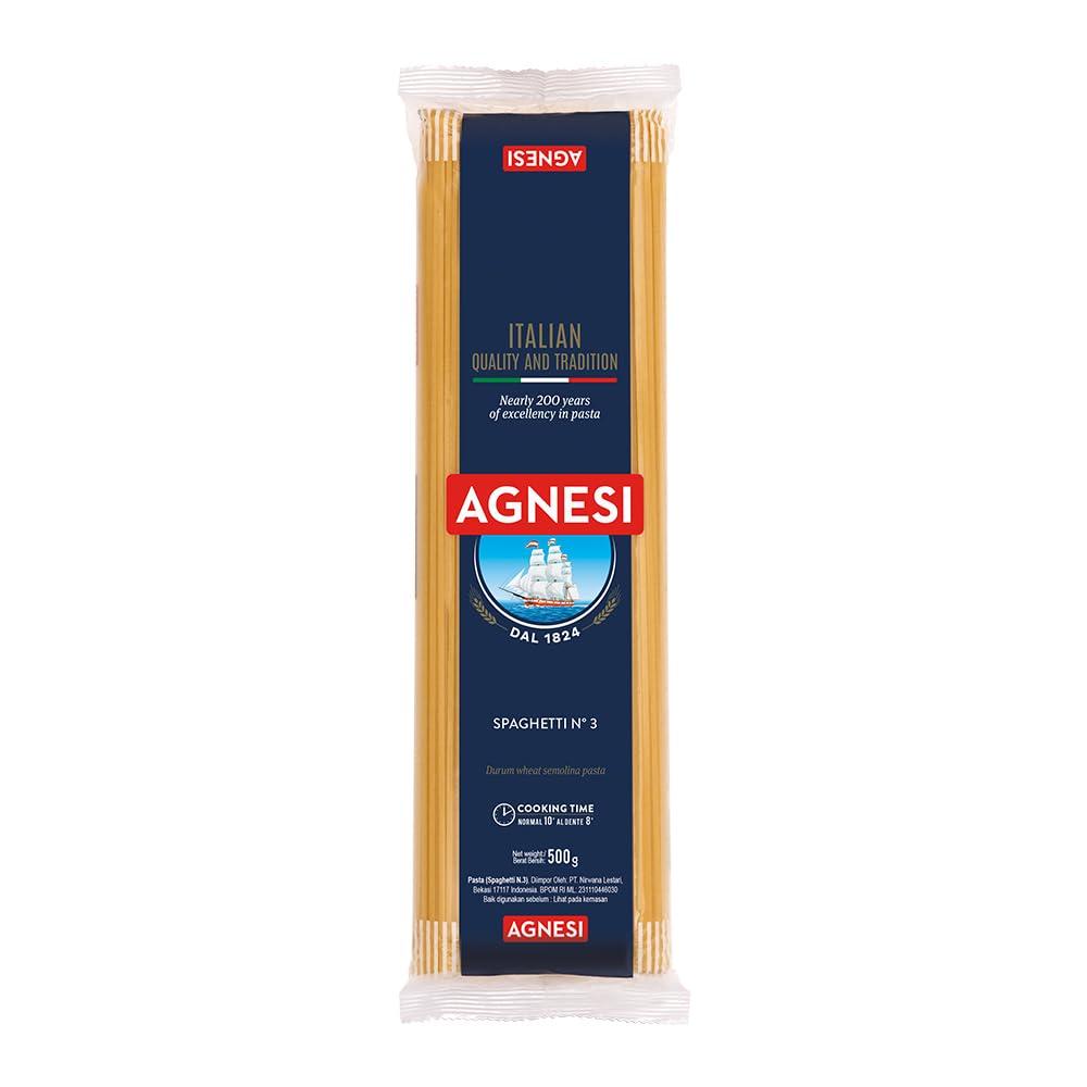 Agnesi Agnesi Spaghetti Pasta 500g, Pack of 2, Product of Italy