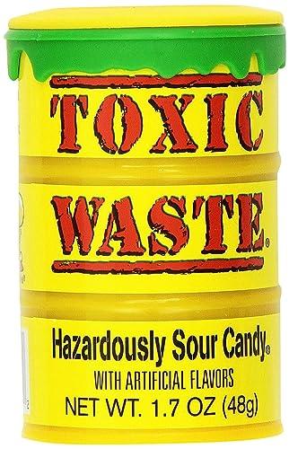 Toxic Waste Toxic Waste Sour Candy Assortment Of Red, Green, Purple, Hazrdously & Nuclear Fusion Flavour Hard Boiled Sweets (Uk) (Imported) (Variety Pack), 42 grams