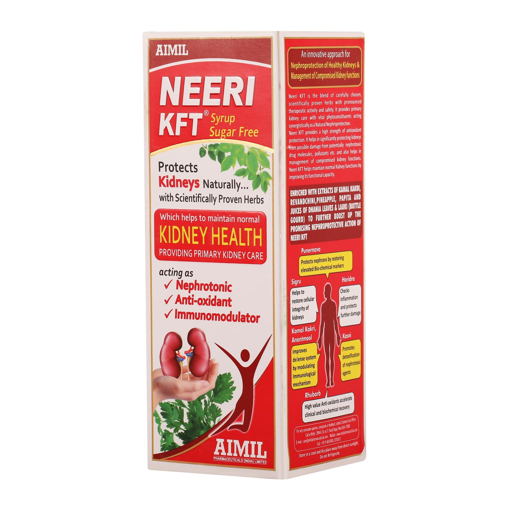 AIMIL AIMIL Neeri KFT Syrup Sugar Free - 200ml (Pack of 3)