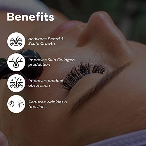 Saturn by GHC Saturn by GHC Hair Growth Combo for Biotin Hair Gummies - 30 Gummies | Derma Roller Hair Activator |for Stronger, Shinier Hair & Nails | Hair Gummies for Women | Gummies for Hair Growth