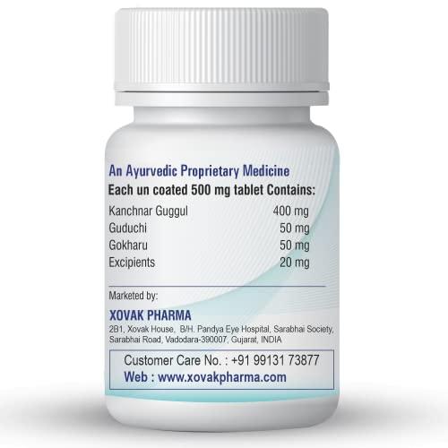 XOVAK PHARMA Xovak Pharma | Ayurveda Thykyor Tablets for Thyroid functions, Stress and Anxiety, Weight, Fatigue & Mood (Pack of 1)