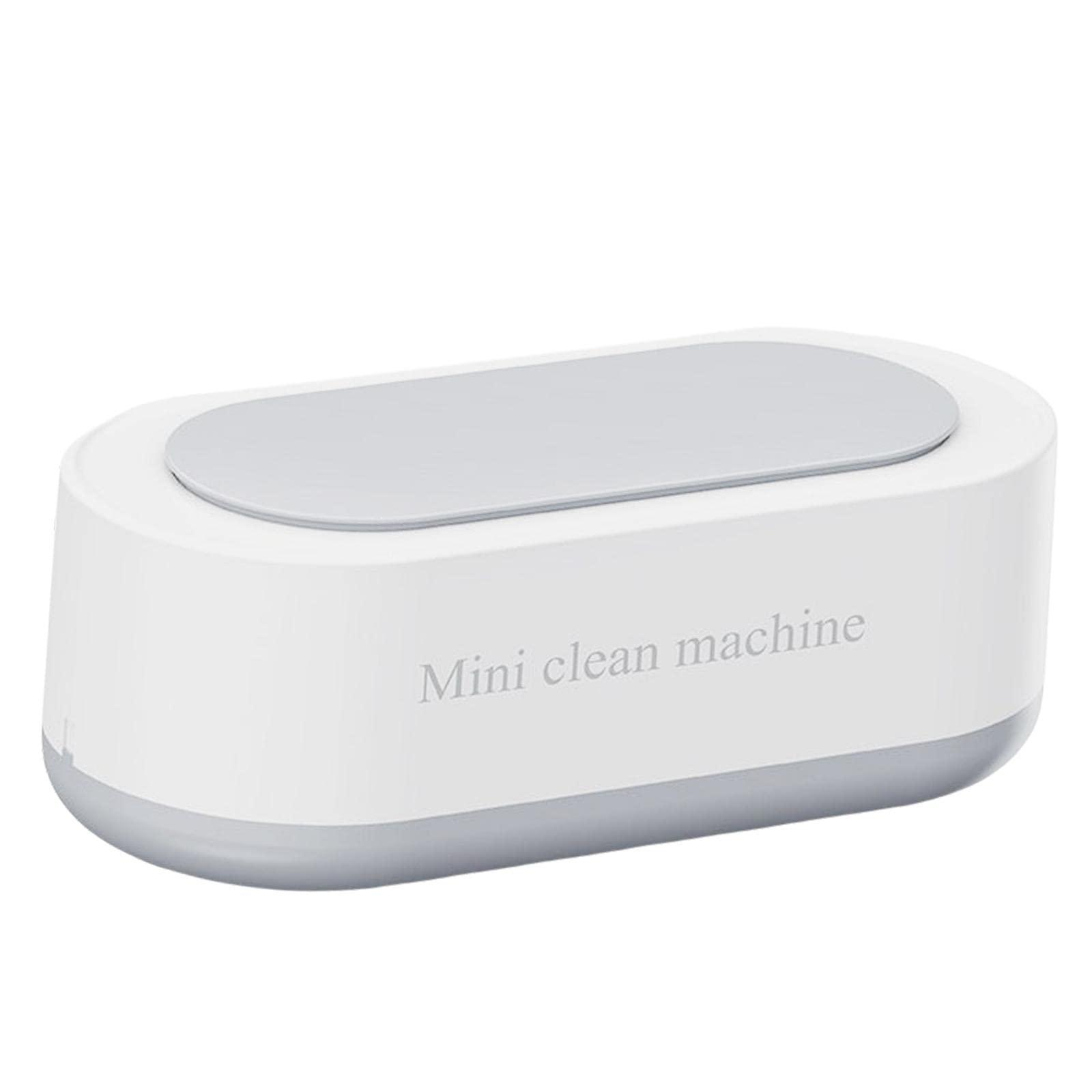 BNF BNF Battery Operated Ultrasonic Jewelry Cleaner for Rings Necklace Shaver Heads White