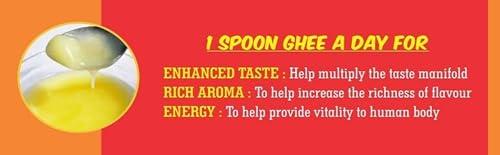 BRIJ GWALA Shree Dhenu Pure Desi Ghee - Desi Ghee with Rich Aroma 1ltr tetra-1