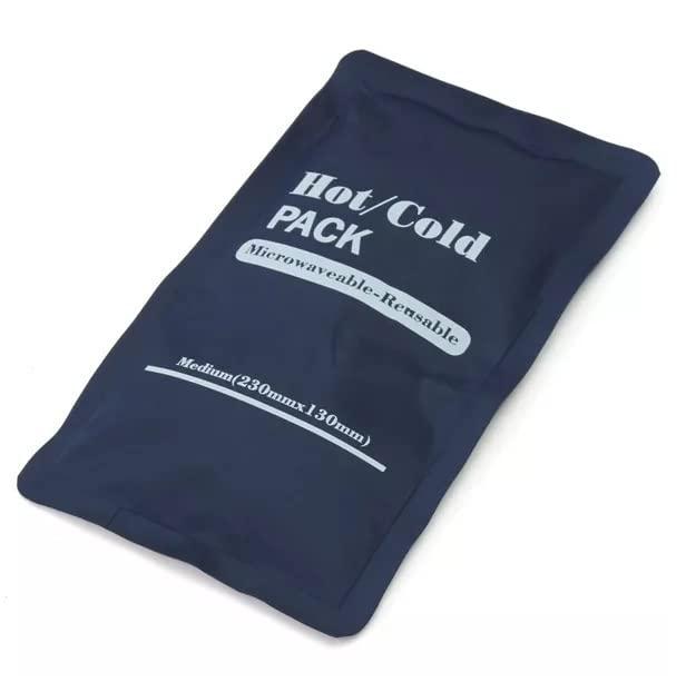 MobFest MobFest® Reusable Hot Cold Gel Pack Cold Compress Ice Pack Sports Injury Cooling Frozen Heat Thermal Pad for Pain Relief, Medium Size, Pack of 1