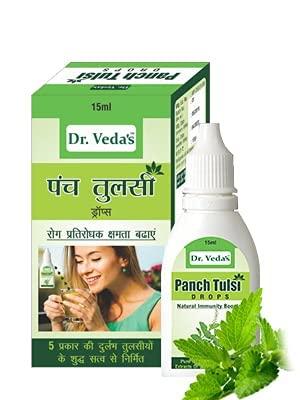 Dr.Veda's Dr.Veda's Panch Tulsi Drops (Extract of The 5 Different Type) - 15ml