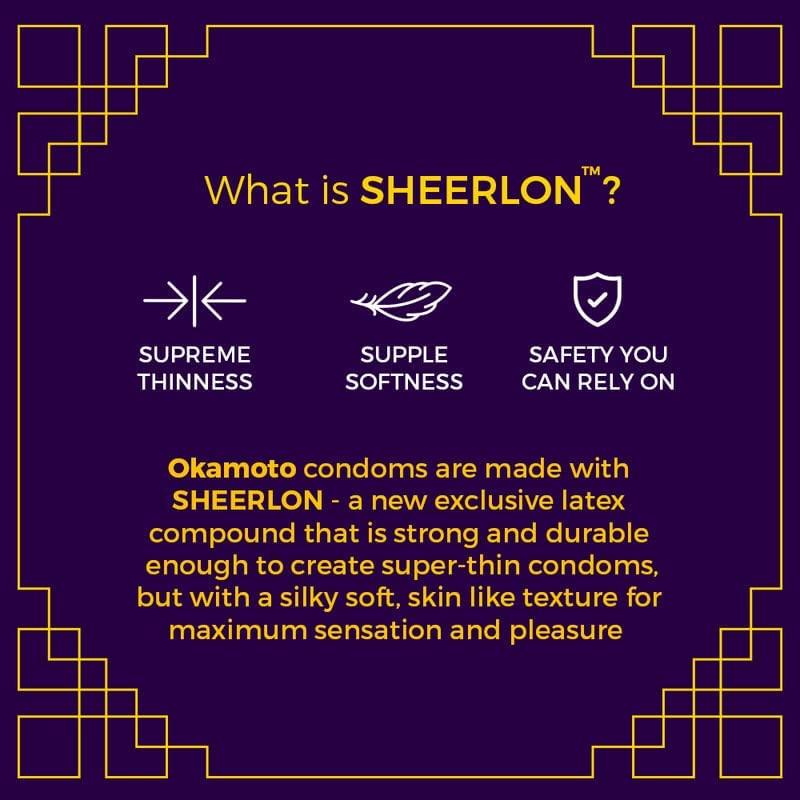 OKAMOTO Okamoto Crown Condom | Ultra Thin Condoms for Male | Super Thin & Super Soft Condom(Pack of 1)