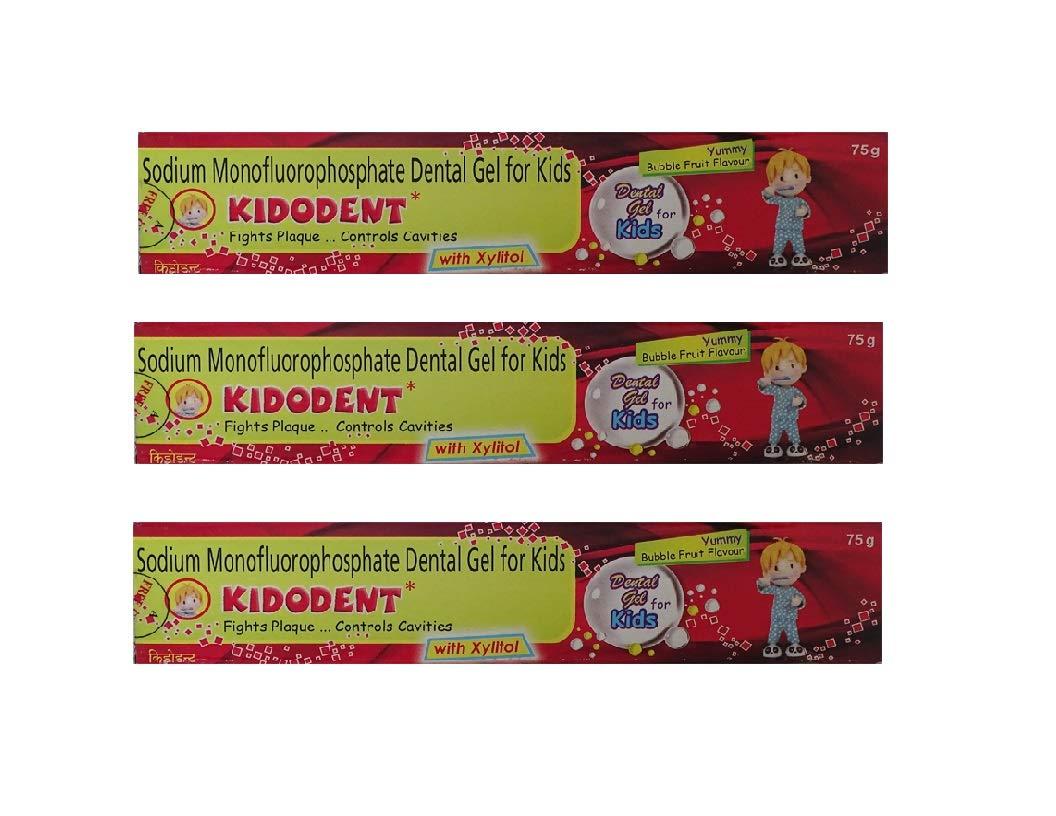 Kidodent KIDODENT Cavity Shield Toothpaste for Kids - 60 Gram (Latest Packing) - Pack of 4