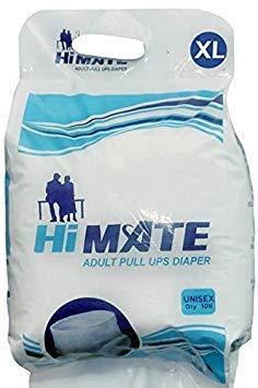 Hi-mate hi mate premium adult pant style diapers in 100 pc combo pack (extra large)