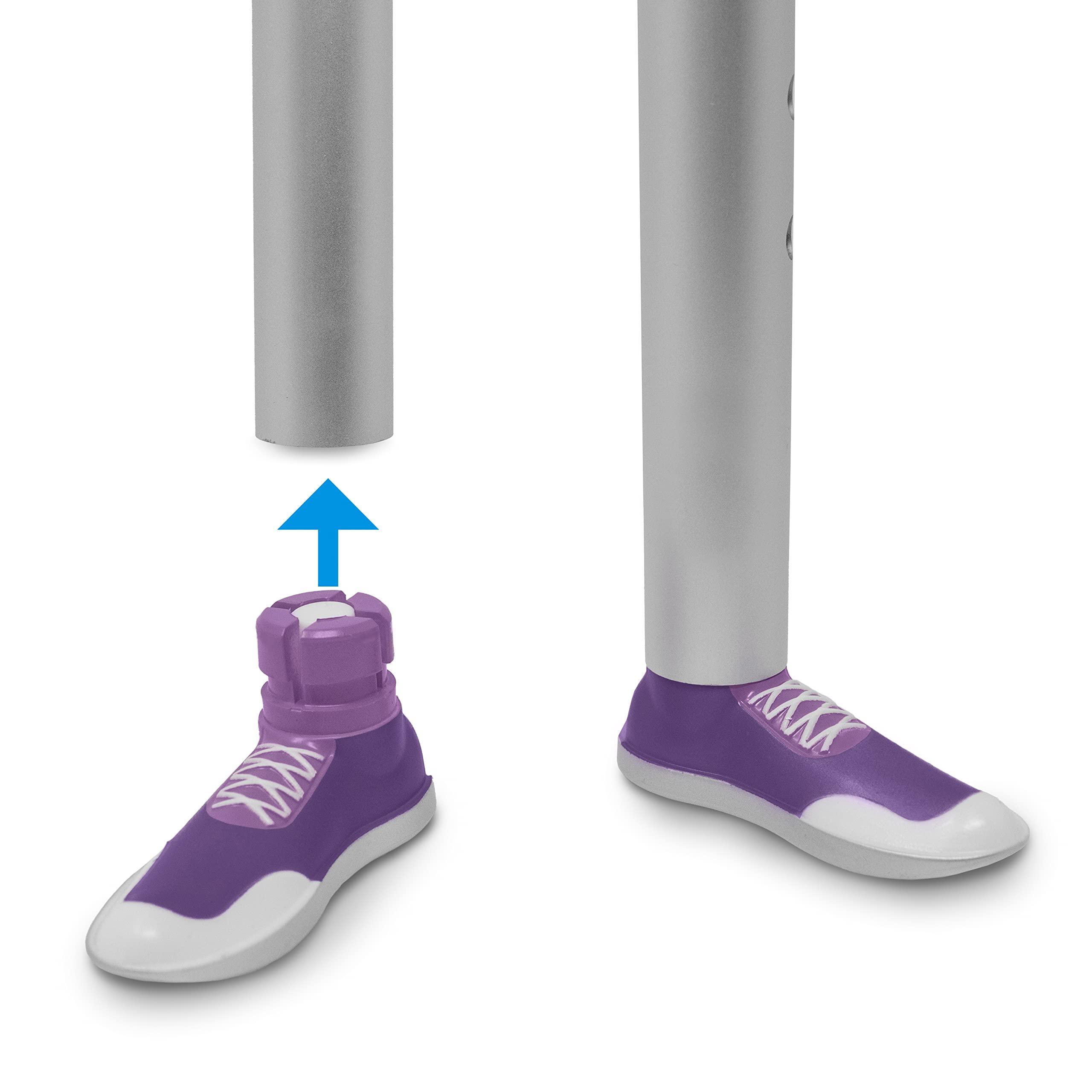 Top Glides Sneaker Walker Glides for 1\" Walker Tubes - Purple - 1 Pair