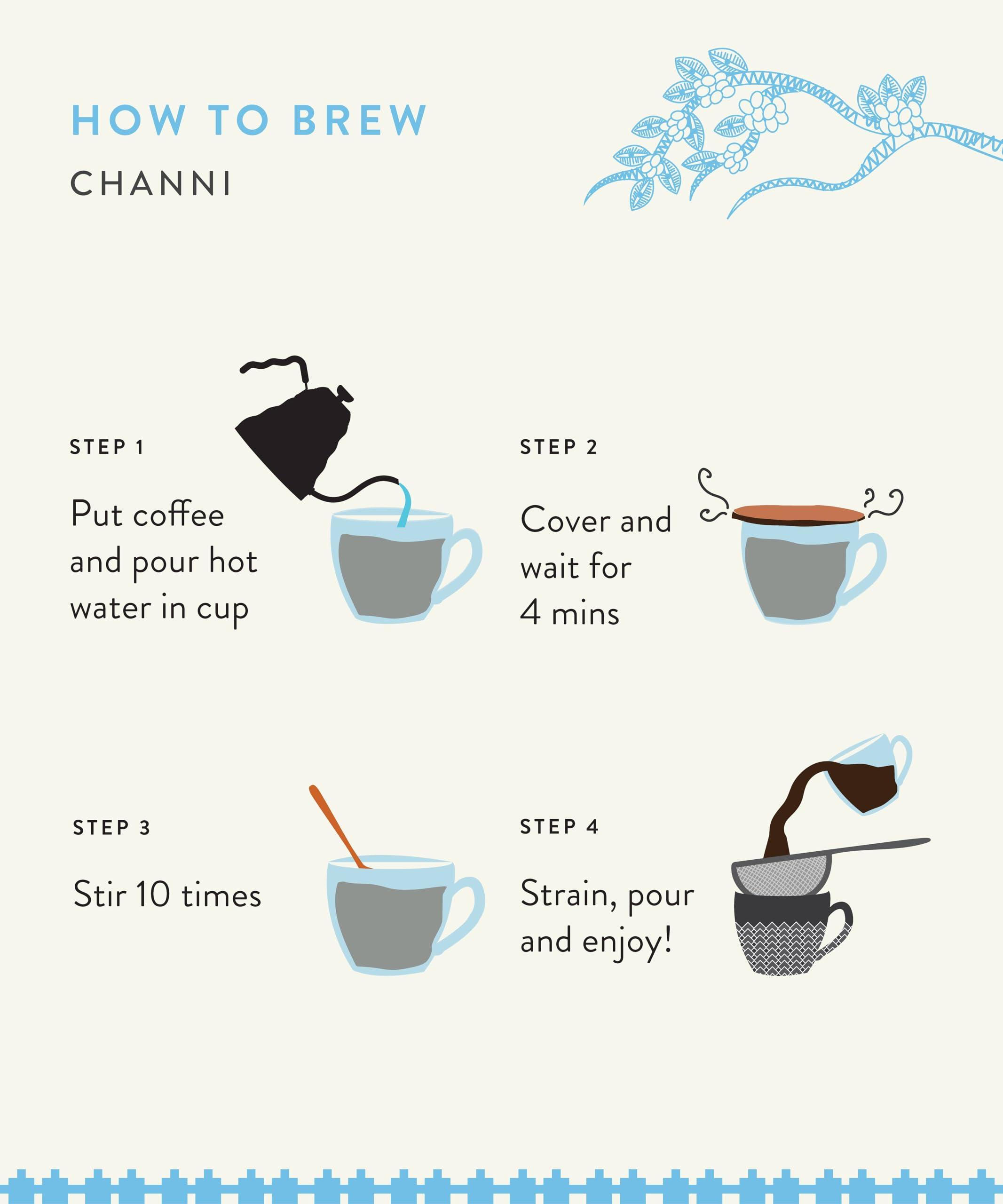 Blue Tokai Coffee Roasters Blue Tokai Coffee Roasters French Roast - Dark Roast (Channi Grind) 500g | Made With 100% Specialty Grade Arabica Freshly Roasted Ground Coffee, Bag