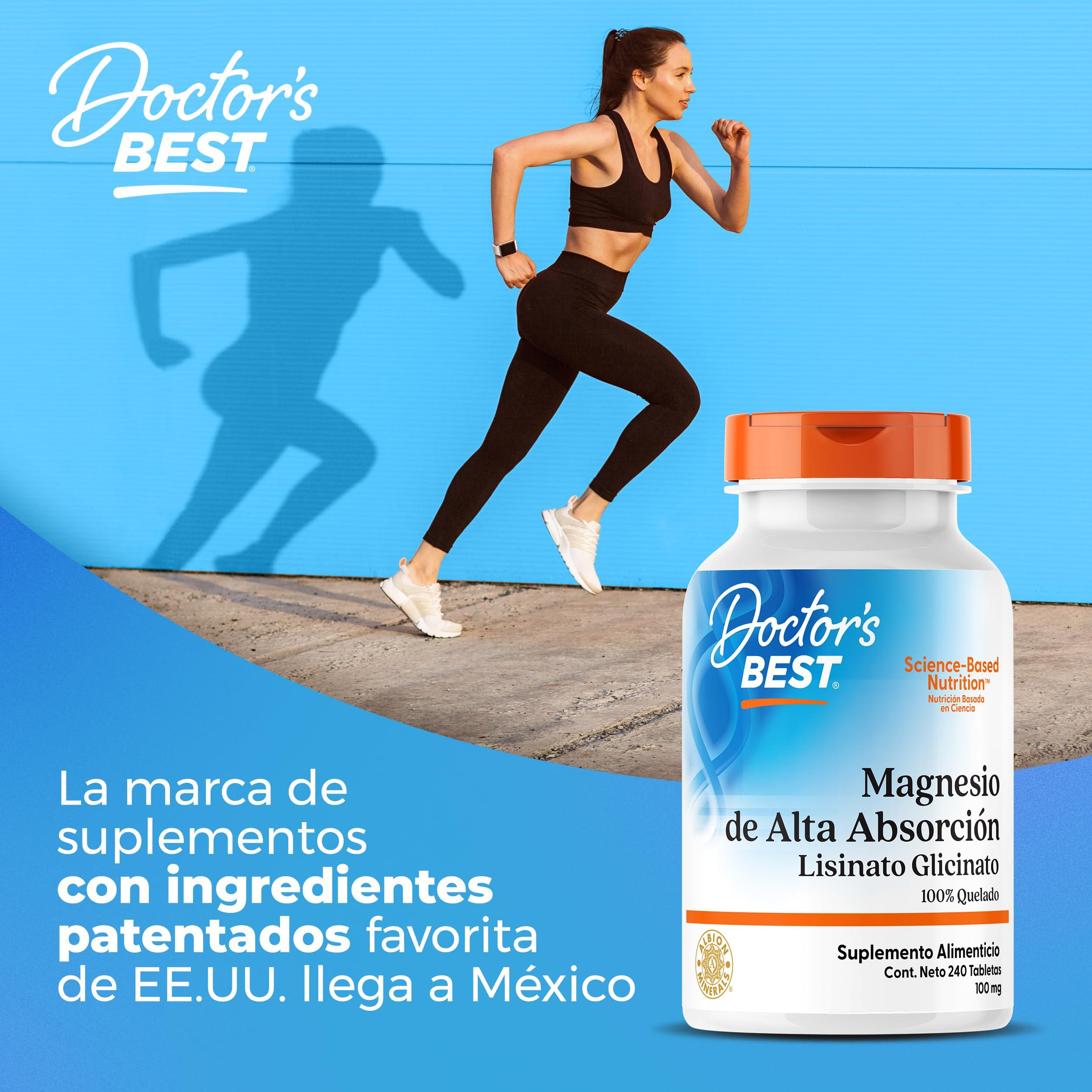 Doctor's BEST Doctor'S Best High Absorption Chelated Magnesium - 100 Mg, 120 Tablets