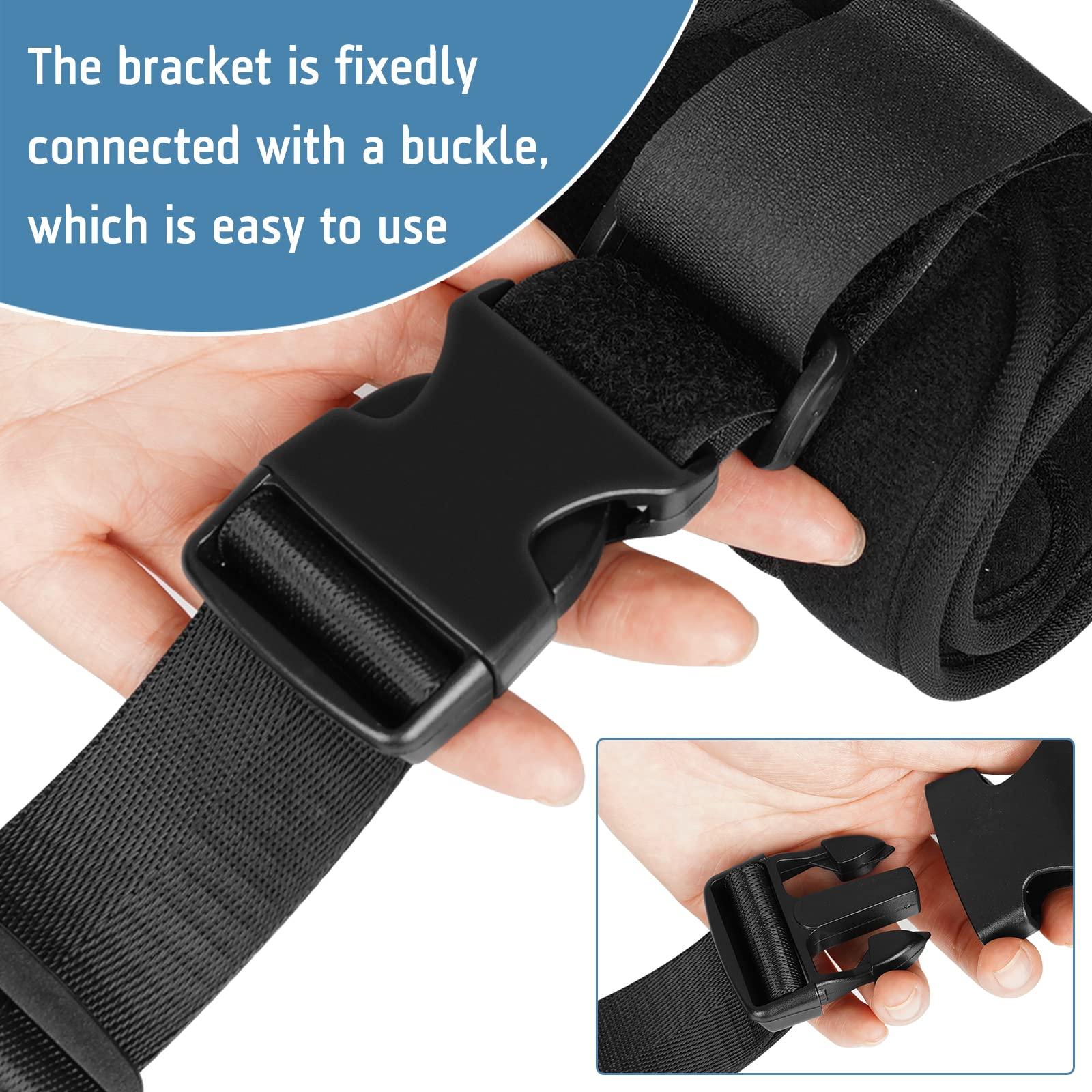 Olpchee Olpchee 1 Pair Medical Restraints Patient Hospital Bed Limb Holders for Hand or Feet Universal Constraints Control Quick Release (for Feet)