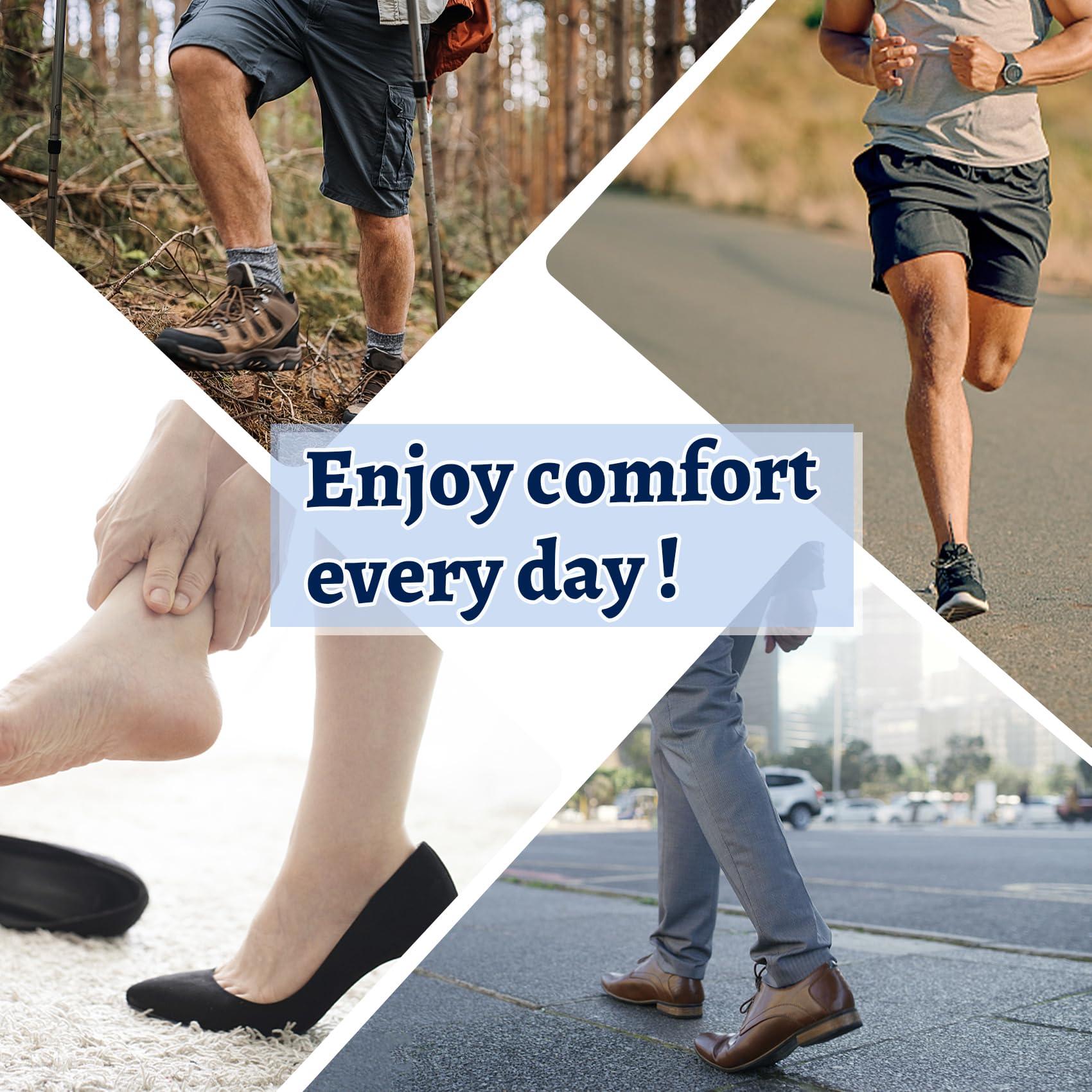 All one tech All one tech 3 Pair Gel Heel Cups Plantar Fasciitis Inserts - Silicone Gel Heel Pads For Heel Pain, Bone Spur & Achilles Pain, Gel Heel Cushions And Cups, Pad & Shock Absorbing Support