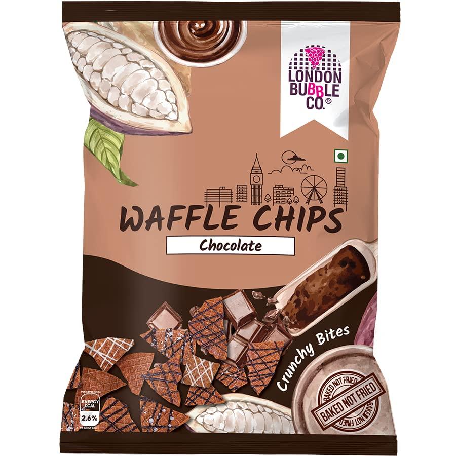 London Bubble Co London Bubble Co - Waffle Chips - Chocolate - Combo - Pack Of 3-35gms