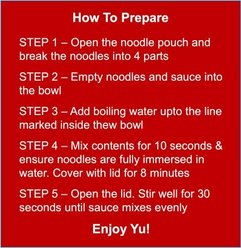 Yu Foodlabs Yu Foodlabs Cup Noodles - Chilli Chicken Spicy Non Veg Ramen Noodles - Pack of 3 - No Preservatives - Instant Food - 100% Natural - Ready to Eat Saucy Instant Noodles - 675 grams