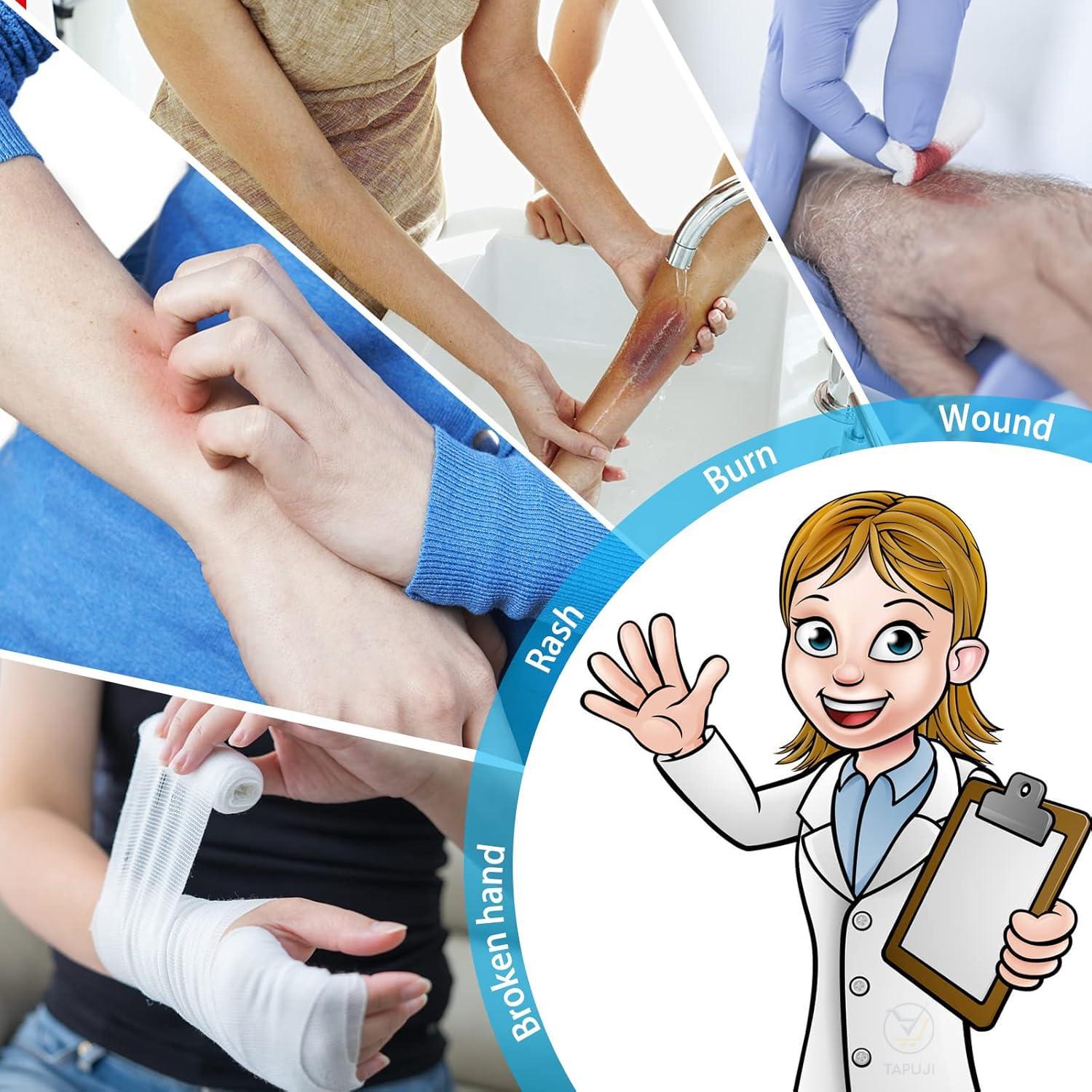 TAPUJI TAPUJI Cast Covers for Shower Arm Adult Waterproof Arm Cast Cover Shower Protector Bag for Wound Arm, Hands, Wrists, Elbow, Finger to Keep Wounds Dry [2024 New Reusable]