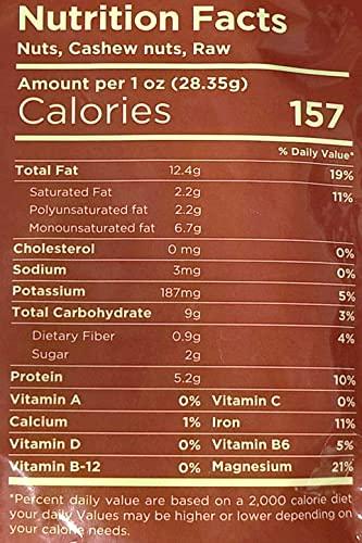 tryble Tryble Plain Cashew | Kaju | W320 Grade Whole Cashews 200 g | Nutritious, Delicious & Crunchy Kaju | Tasty Sweet Cashews for Snacking