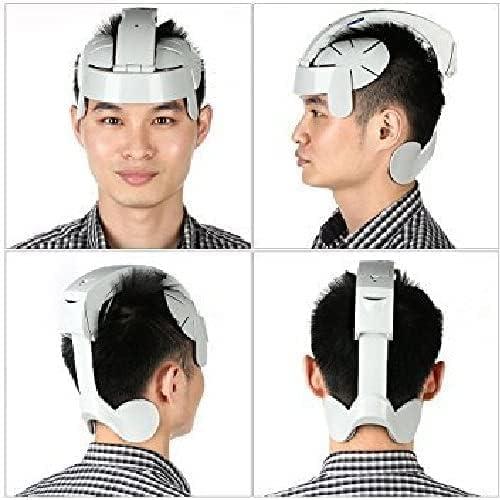 Dweezhet Dweezhet Electric Head Massager Brain Relax Easy Acupuncture Points Therapy, for Stress Relief Prevent Hair Loss Head Relaxing Massage, White