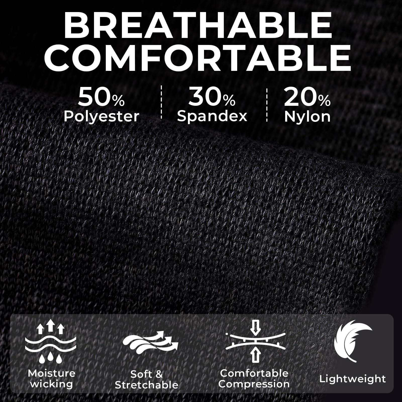 NEOtech Care Neotech Care Calf Support Sleeve (1 Pair) - Elastic & Breathable Knitted Fabric - Medium Compression - Black Color (Size XL)