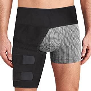 WITSOUL WITSOUL Hip Thigh Support Groin Support Brace Compression Thigh Strap Wrap for Recovery Sports Pain Relief (Universal)