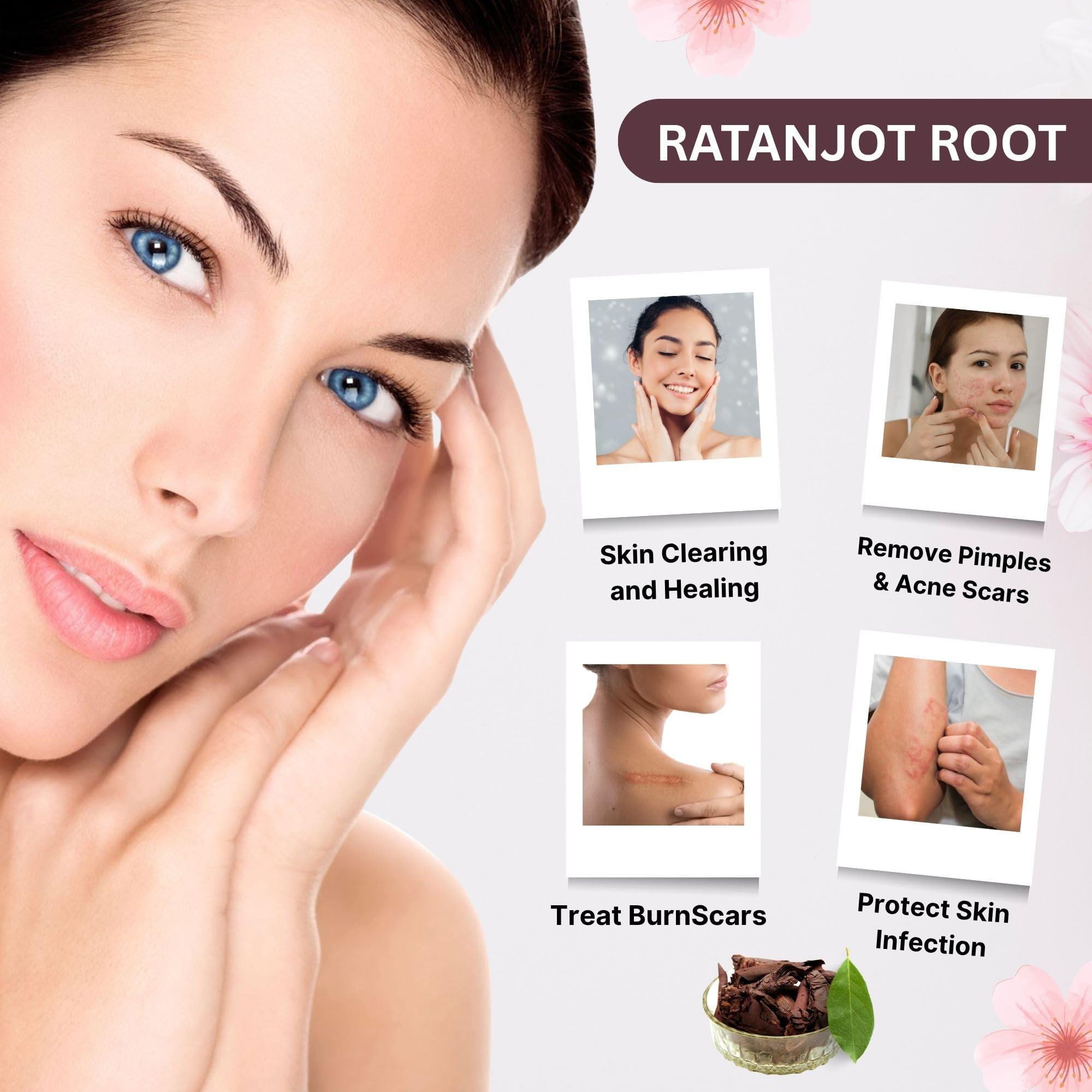 BrijBooti BrijBooti Birju Mahavir Ratanjot - Alkanna Tinctoria -Alkanet Root 400 Gr