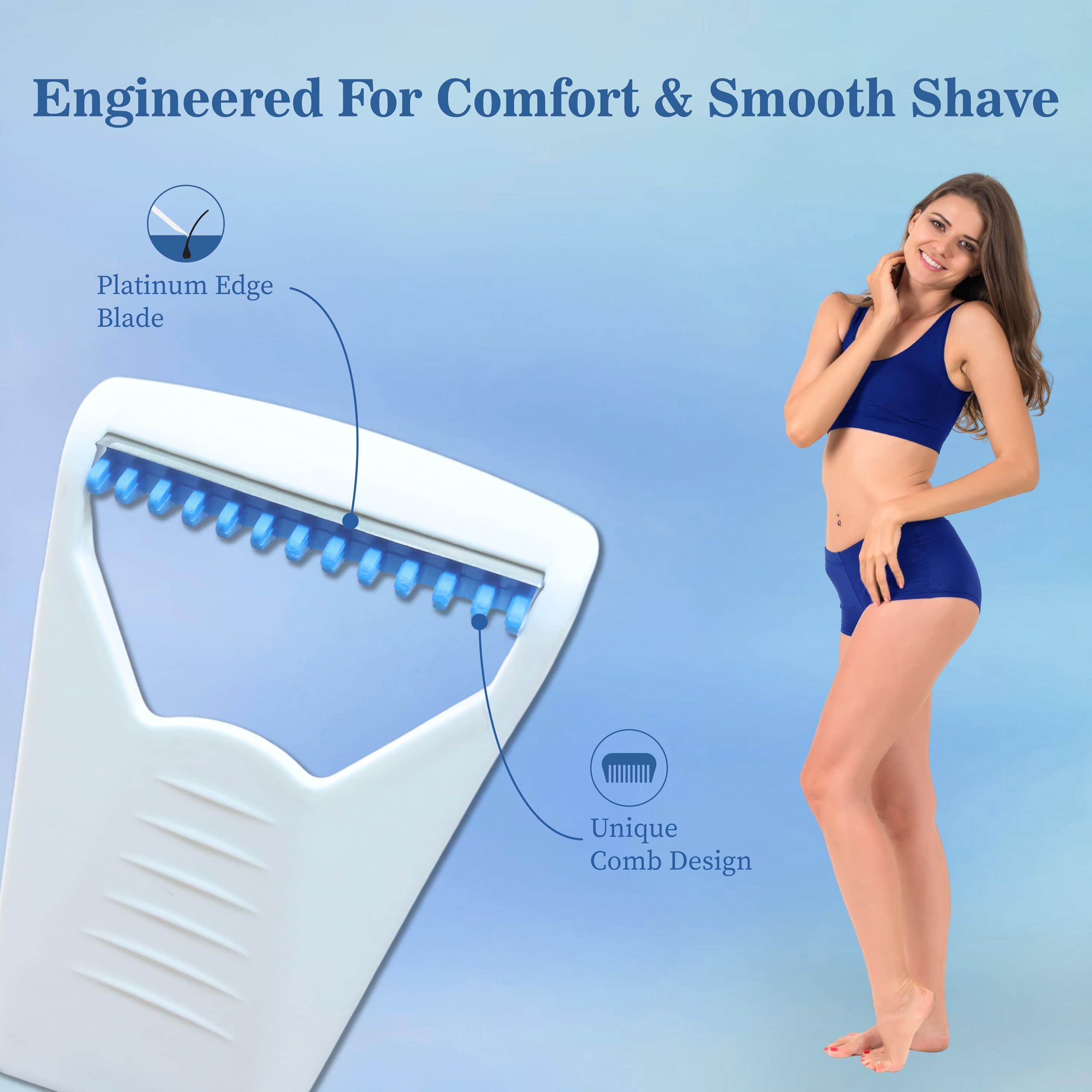 C- Cure Definition of Quality C-Cure Disposable Surgical Skin Blade | Disposable Razor for Safe Body Hair Removal | Surgical Skin and Body Razor For Men & Women | Smooth | Sharp | Safe (Pack of 6)