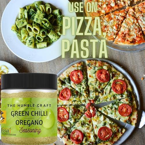 The Spice Rack The Humble Craft Cheddar Cheese Seasoning Powder - Popcorn, Salad, Pizza, Pasta, Spread, Dip & Marinade. Cheese Powder Seasoning - 100Gms