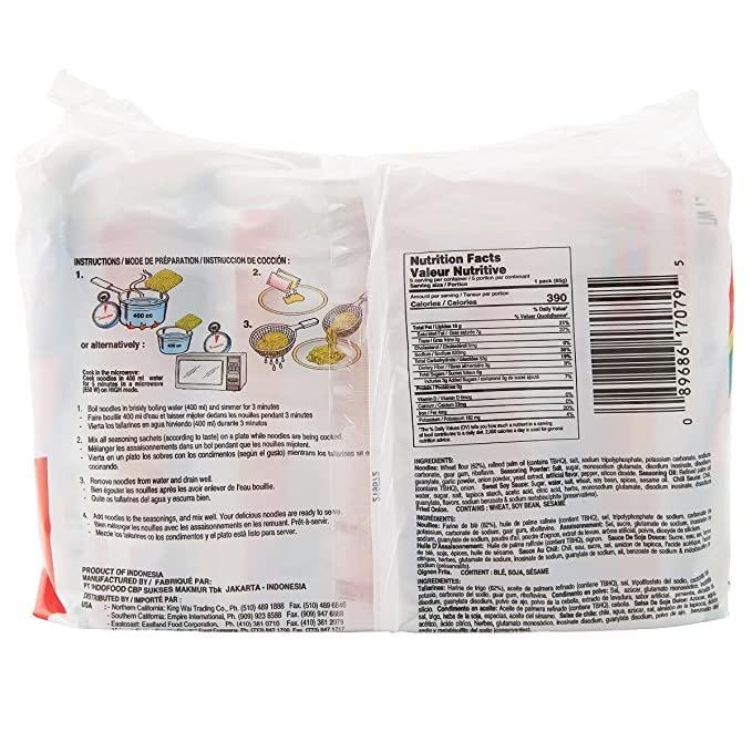 Generic Indomie Instant Noodle Mi Goreng Jumbo - Pack of 6