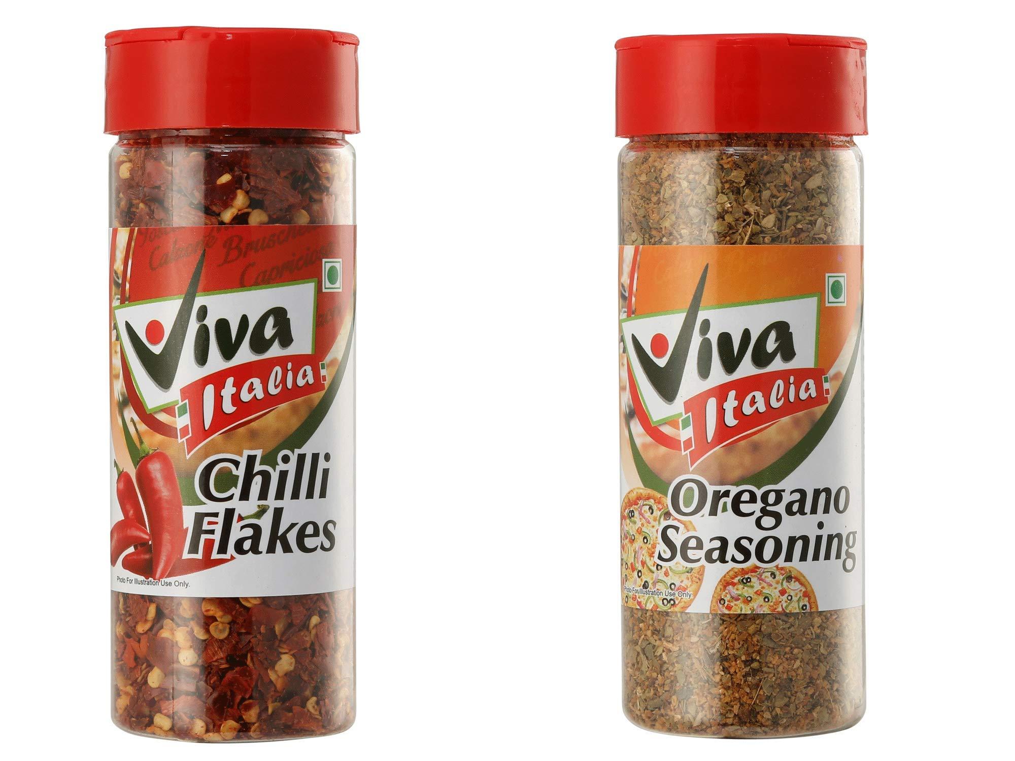 NATURE SMITH VIVA ITALIA OREGANO SEASONING & CHILLI FLAKES COMBO