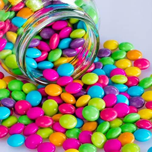 BR CART BR CART Colourful Chocolate Gems| Gems Chocolate Buttons | Chocolate Munchies | Chocolate Truffles Balls Sweet| Gemss In Multicolor Pack Of 1. (100 gm)