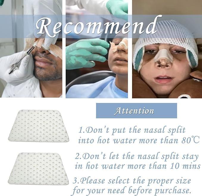 Generic Thermoplastic Nasal Splints - Nose External Support Protector for Nose Brace Fracture, Rhinoplasty Septoplasty Surgery, ENT, Orthopedic Immobilization,pack of 1(L)