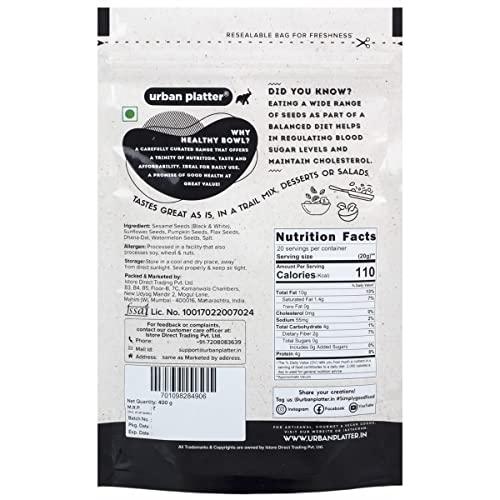 urban platter Urban Platter Healthy Bowl Roasted 7-in-1 Seeds, 400g