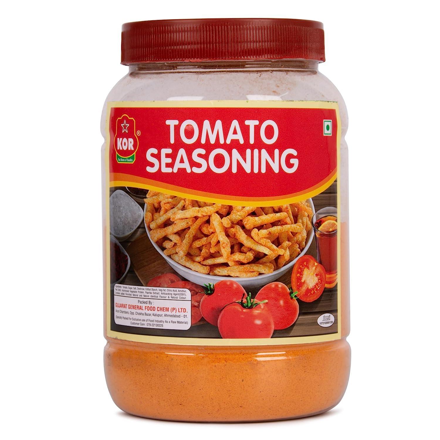 KOR KOR Combo Of Tomato Seasoning (400g) + Pizza Masala 400g + Peri Peri Masala 400g (Pack Of 3) Italian Pizza Masala/Pizza Pasta macaroni Noodle Masala/Pizza Seasonings Exotic Spices.