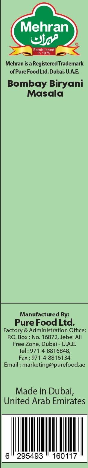 Mehran Mehran Bombay Biryani Masala Powder, 65 Gm (Pack Of 4)