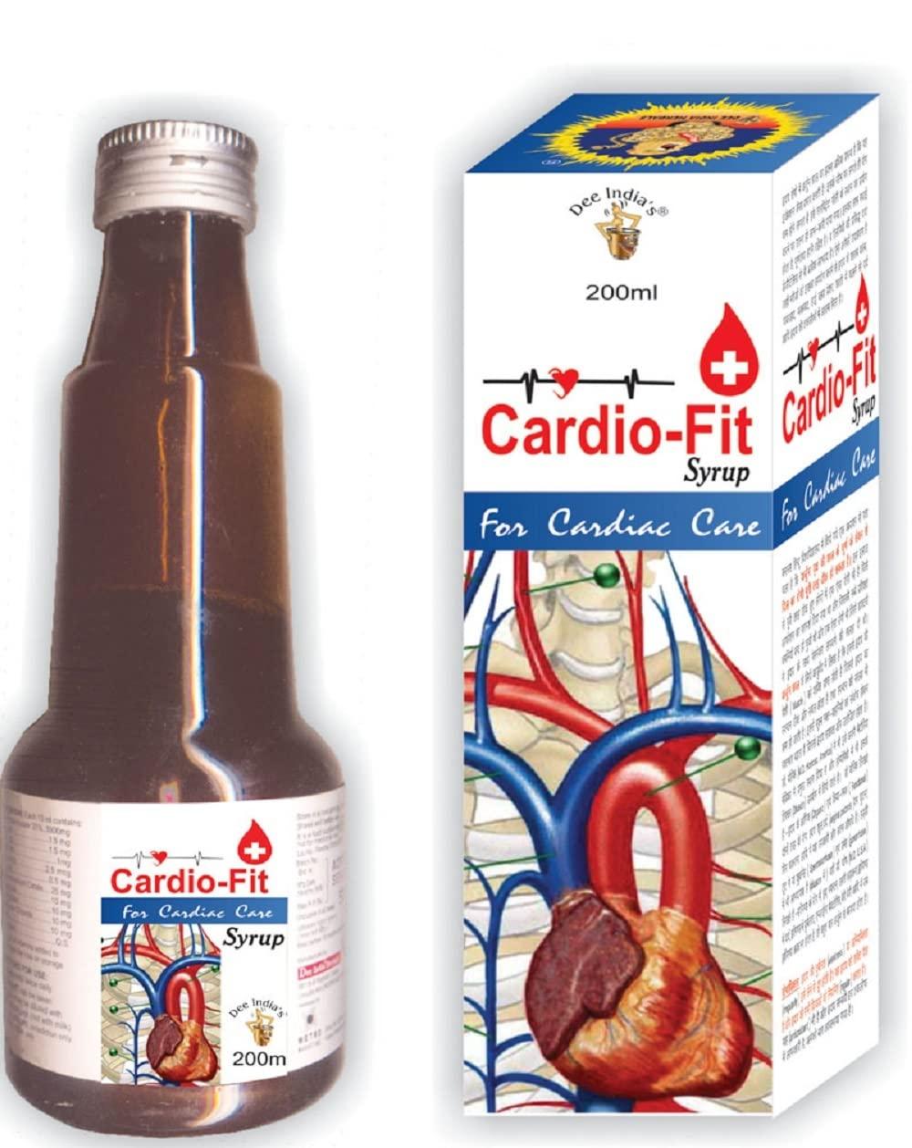 DEE INDIA HERBALS DEE INDIA HERBALS Cardio Fit Syrup(Sugar free, 225ml) (Pack of 12)