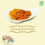 The Pickle Story The Pickle Story - Green Tamarind Pickle (Chintakaya Pachadi) - An Authentic Homemade Telugu Style Imli Ka Achar| Khatta Meetha | With Green Chilli Paste, Tamarind Paste & Mixed Spices| No Added Preservatives, No Artificial Flavours