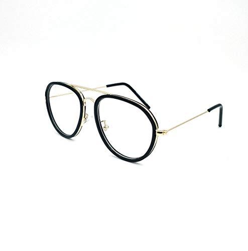 REYOONIK REYOONIK Blue Ray Block Computer Glasses with Anti Glare Coating in Full Rim Aviator Shape Sytlish Frame For Man & Woman(RBC16009GOLD)