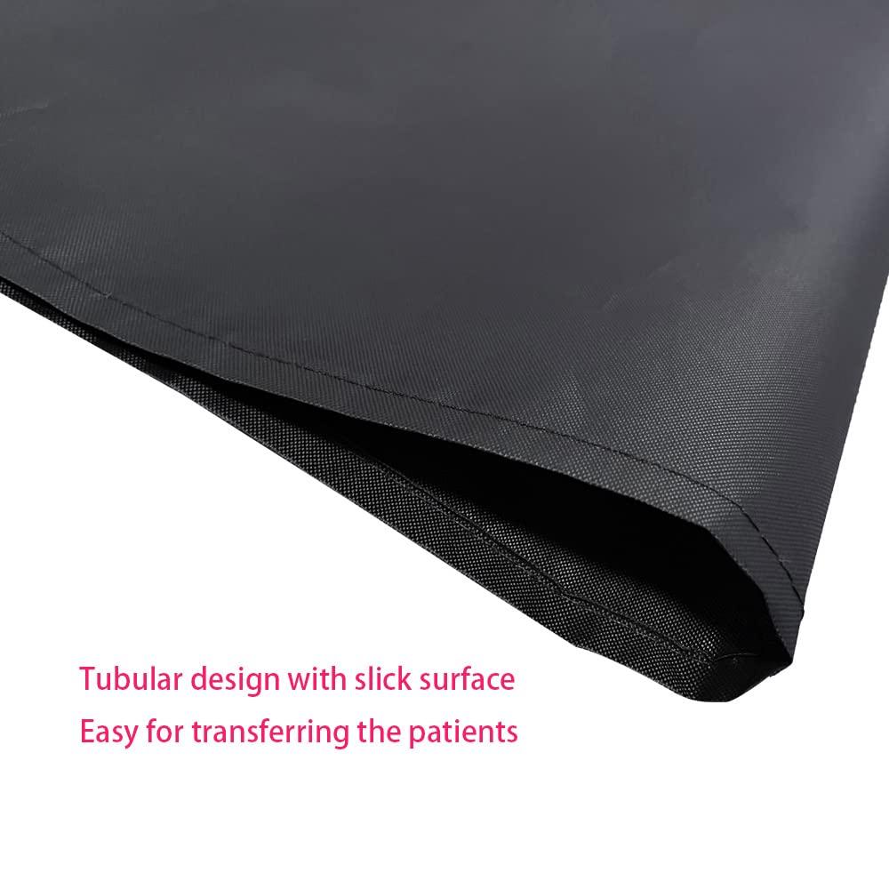Swant CURRYiT Sliding Draw Sheet Moving Assist Tubular Car Transfer Slide Sheets Nylon Slide Transfer Cloth Positioning Aid For Disabled Bedridden Patient And Elderly(Small)