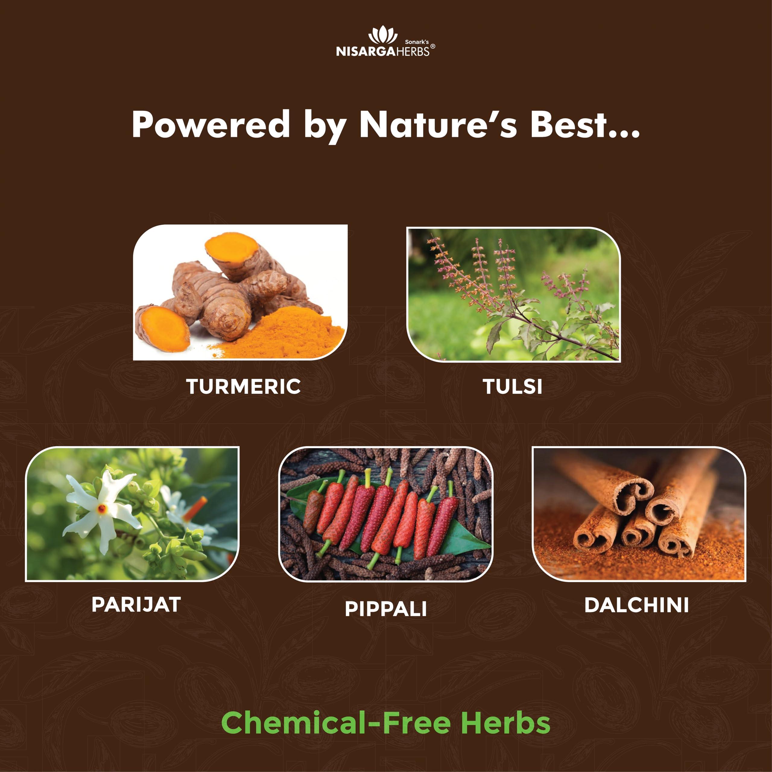 SONARK\'S NISARGAHERBS SONARK\'S NISARGAHERBS Respirade Cough Syrup (Pack of 2 x 150ml) - Fast Relief from Cough & Cold (Ayurvedic, Sugar-Free)