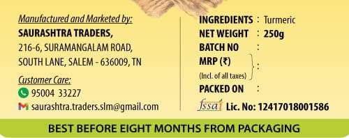 Kesar Kesar Salem Turmeric Powder - 250g