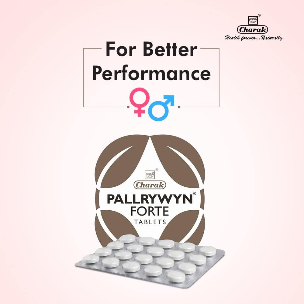 Charak Charak Pharma Pallrywyn Forte Tablet for men's wellness - 20 Tablets (Pack of 2)