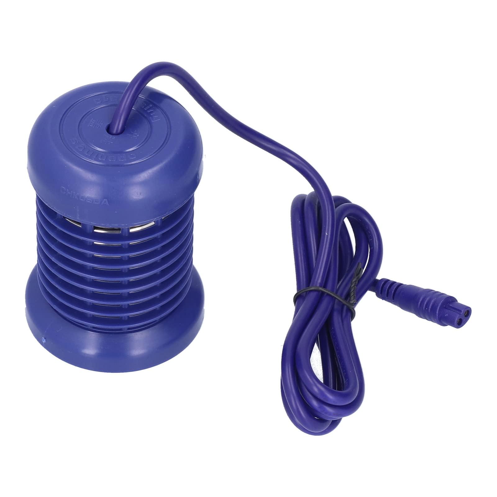 Fabater Detox Array Ion Head, Durable Detachable Stainless Steel Foot Bath Ion Head for SPA for Beauty Salon for Health Center(Yu Bencao Blue Double Hole-Removable and Washable)