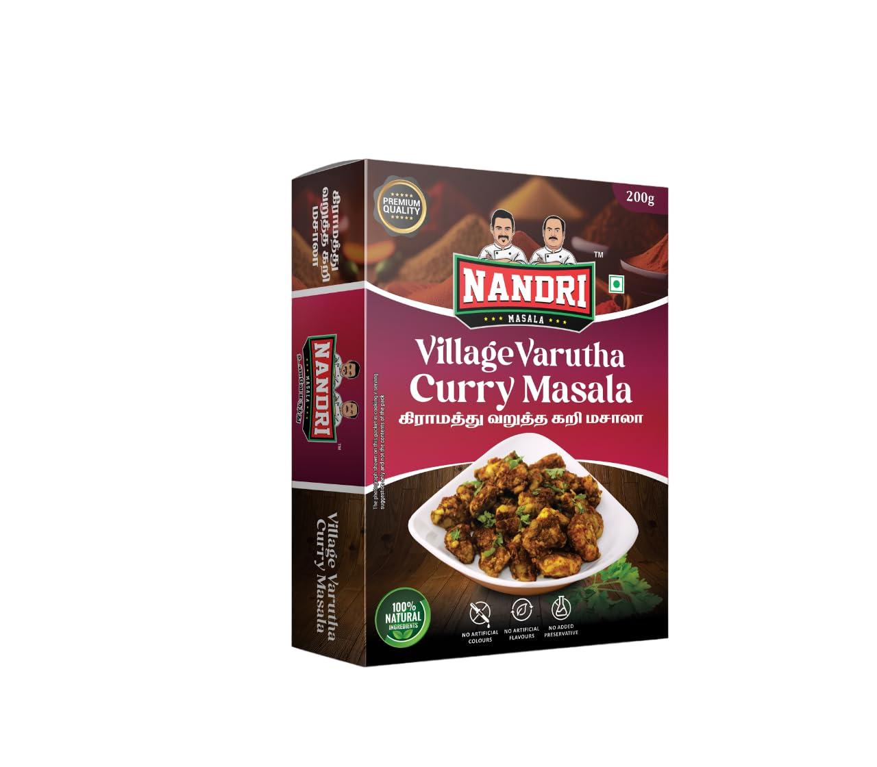 NANDRI NANDRI MASALA Mix Spices Village Varutha Curry Masala (1000G)