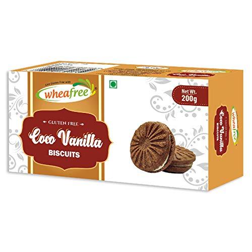 wheafree Wheafree Gluten Free Cream Biscuits Combo 600g (Strawberry, Orange, Coco Vanilla) Certified Gluten Free (Pack of 3 * 200g Each)